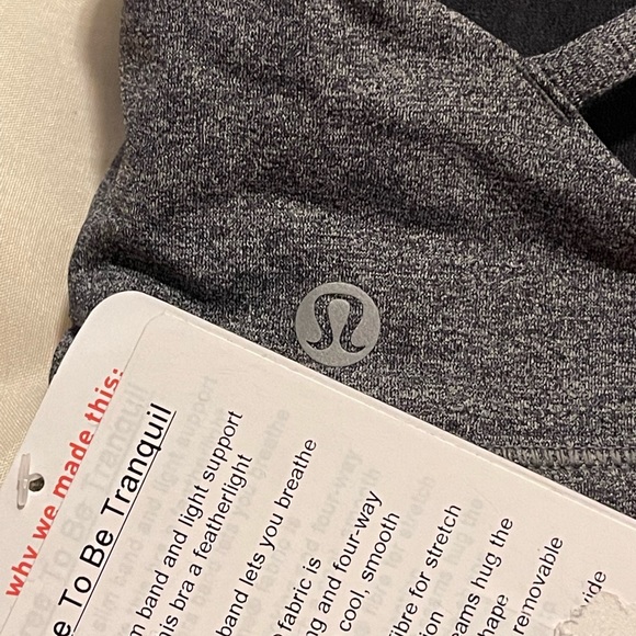 Lululemon NWT Free To Be Tranquil Bra- Size 10 - Picture 4 of 5